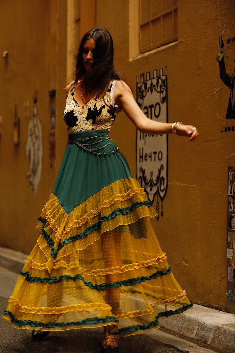 Sunshine Tulle Skirt - Forest - Chasing Unicorns