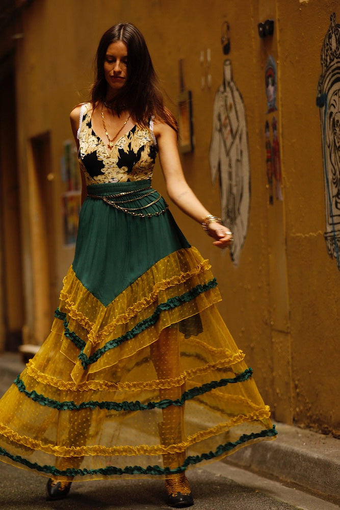 Sunshine Tulle Skirt - Forest
