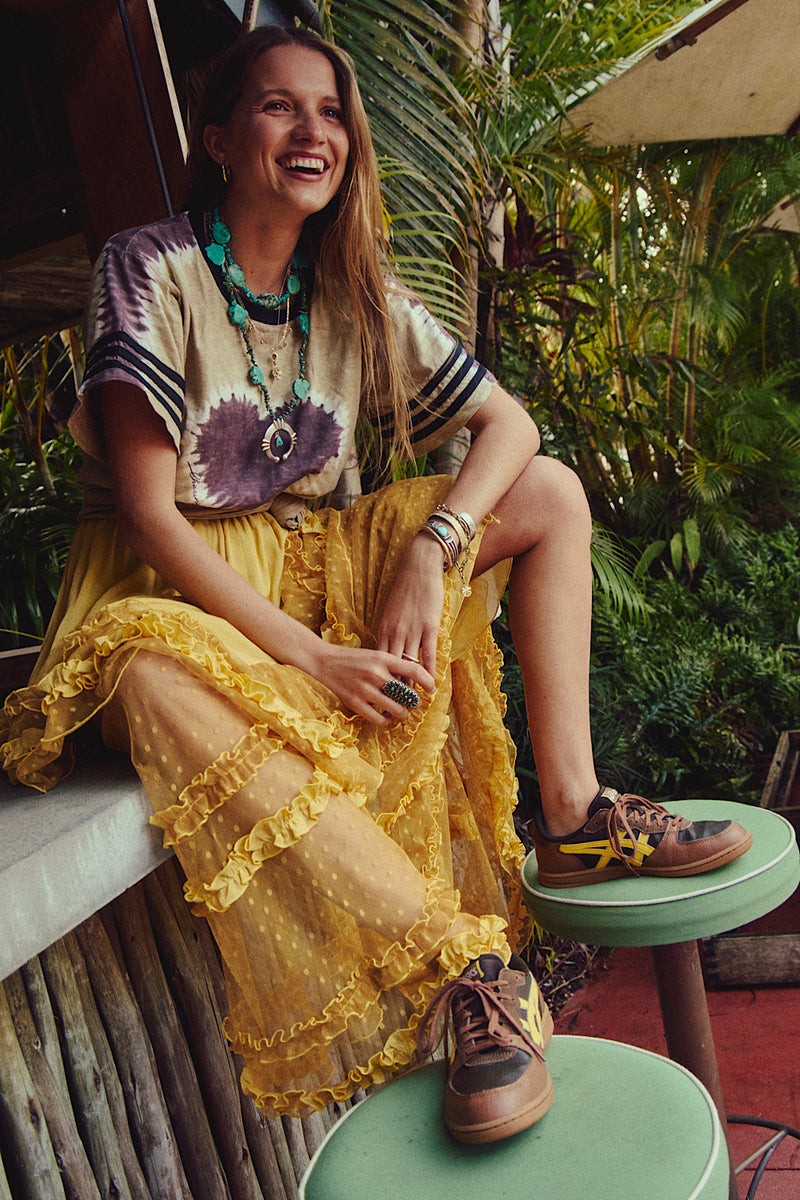 Sunshine Tulle Skirt - Mustard - Chasing Unicorns