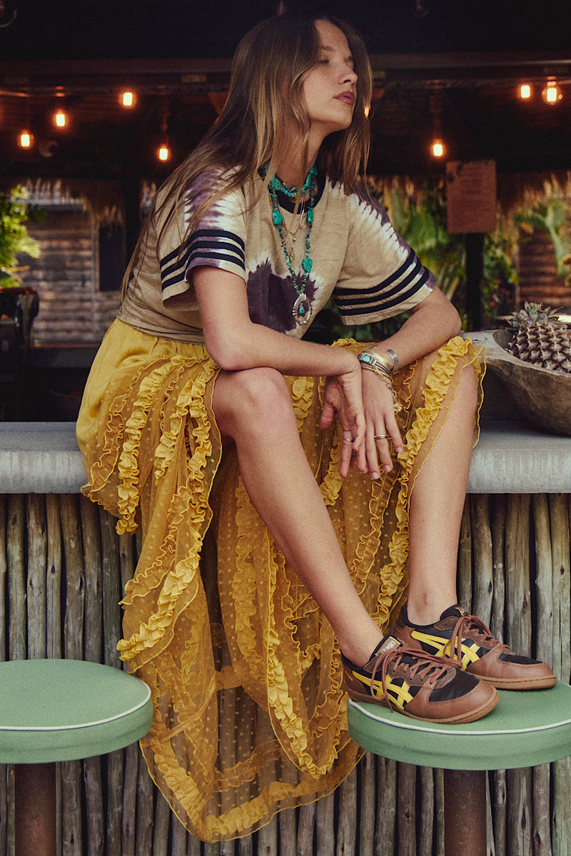 Sunshine Tulle Skirt - Mustard - Chasing Unicorns