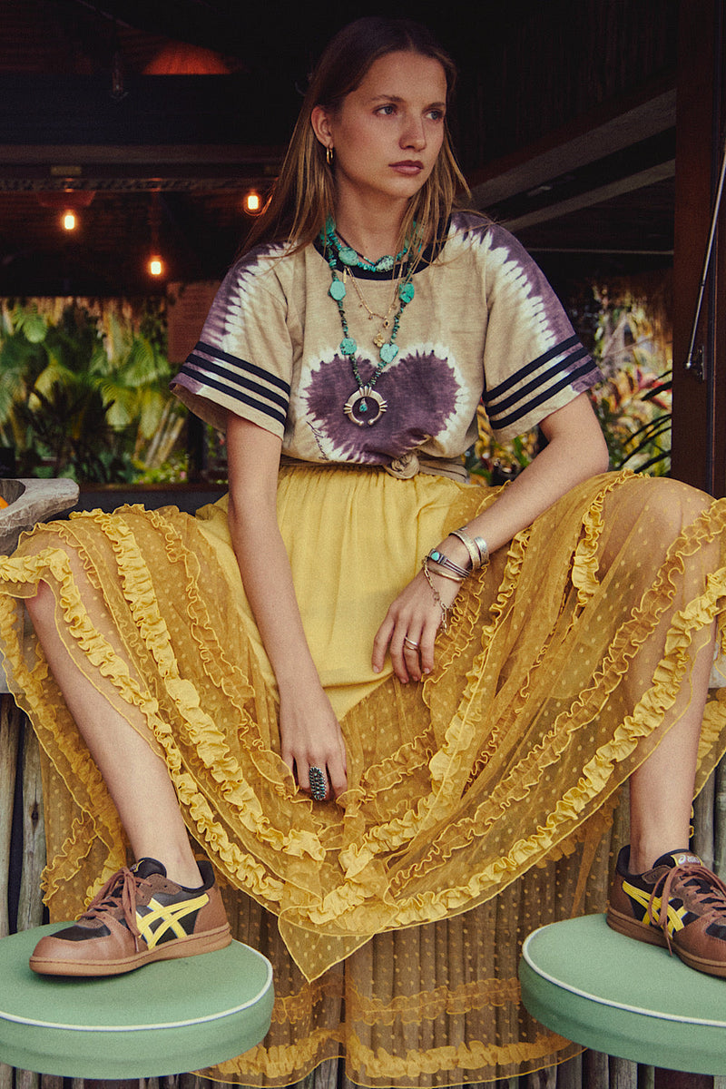 Sunshine Tulle Skirt - Mustard - Chasing Unicorns