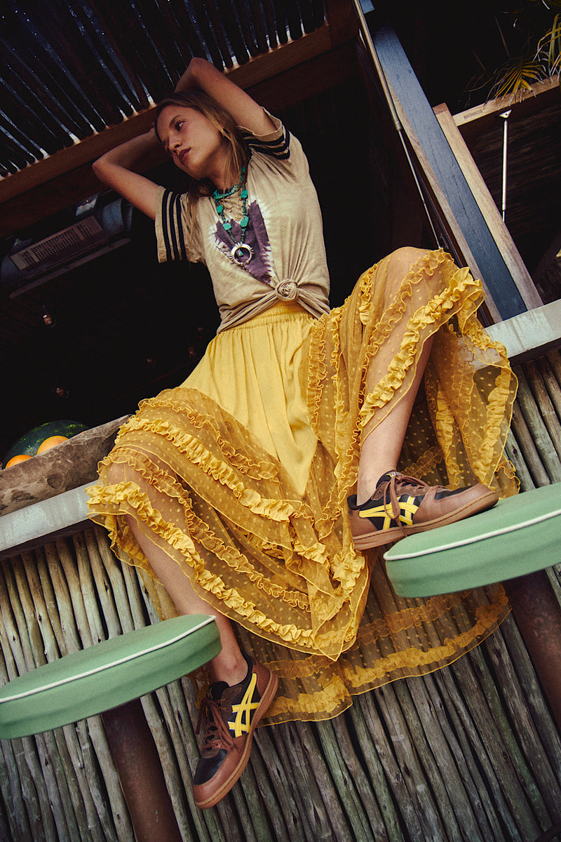 Sunshine Tulle Skirt - Mustard - Chasing Unicorns