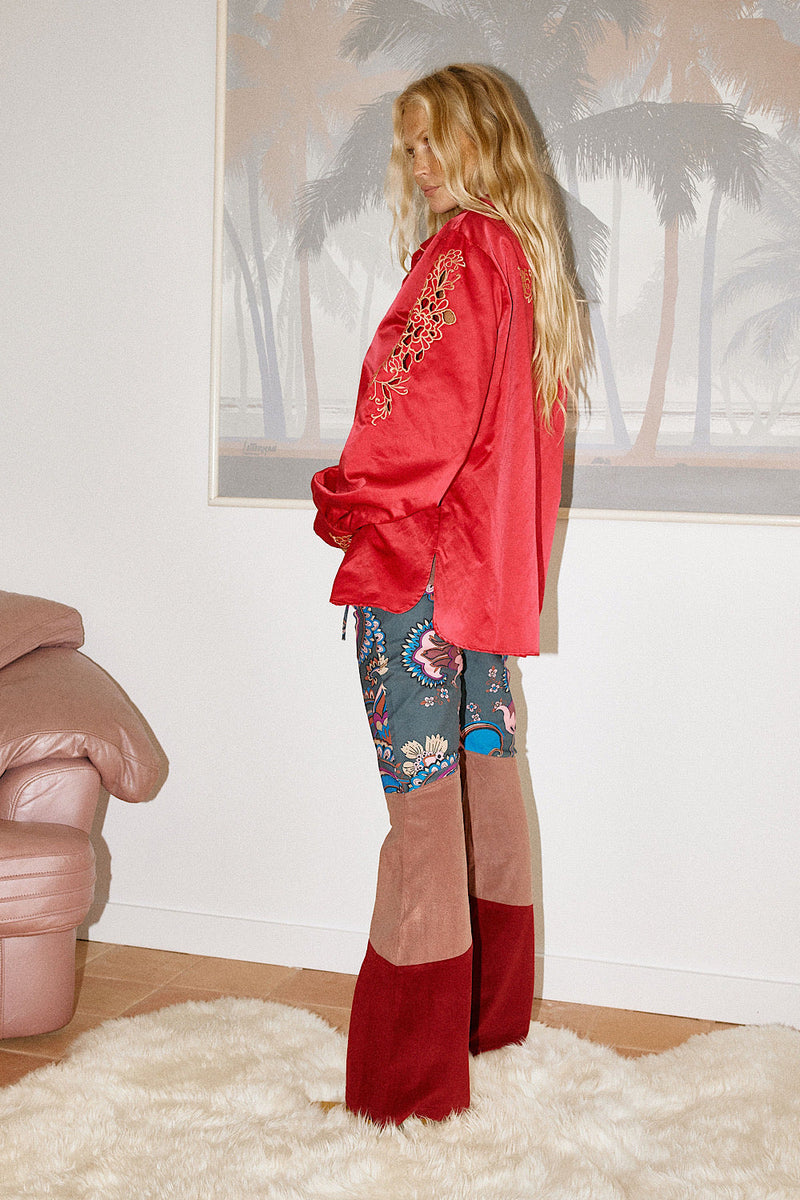 Sympathy For The Devil Velvet + Twill Flares - Chasing Unicorns