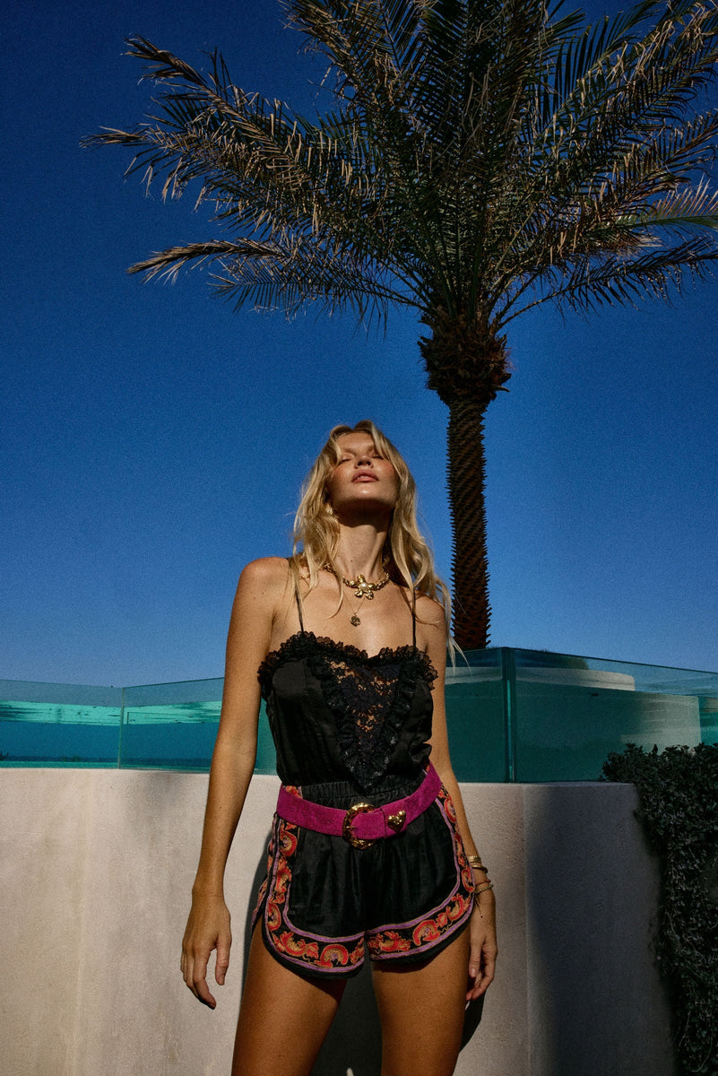 That’s What I Like Silk Satin Shorts - Chasing Unicorns