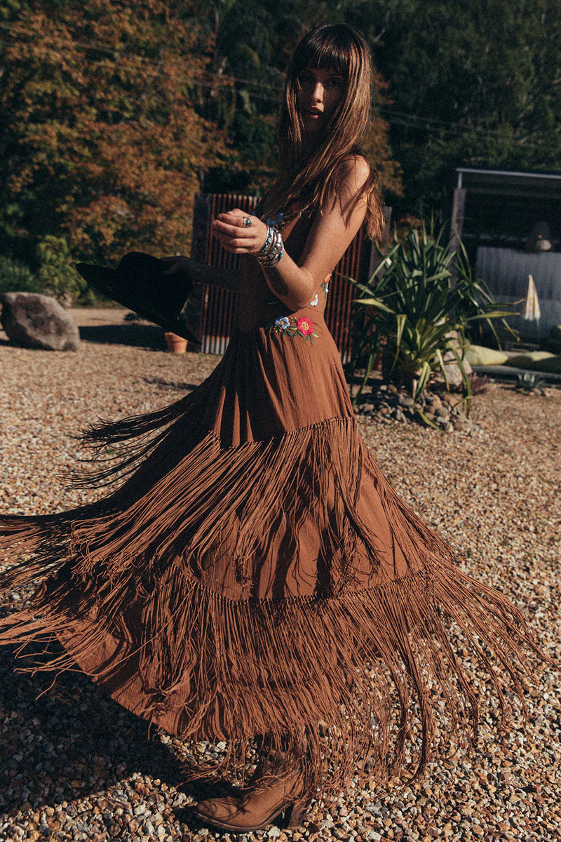 After Midnight Fringe Fiesta Dress - Chasing Unicorns