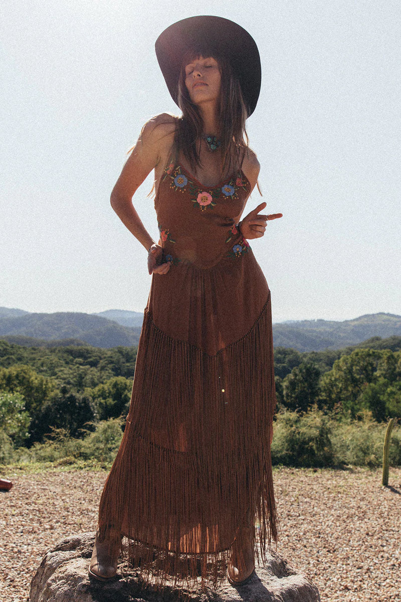After Midnight Fringe Fiesta Dress - Chasing Unicorns