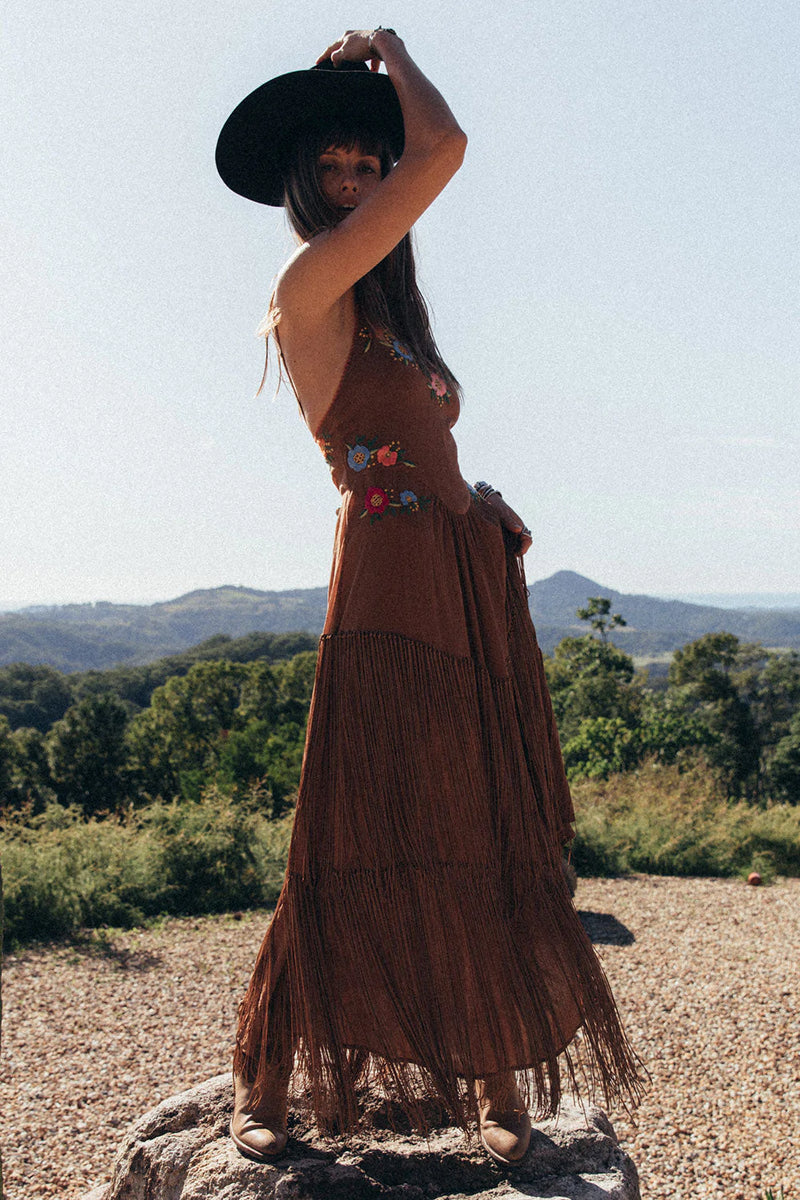 After Midnight Fringe Fiesta Dress - Chasing Unicorns