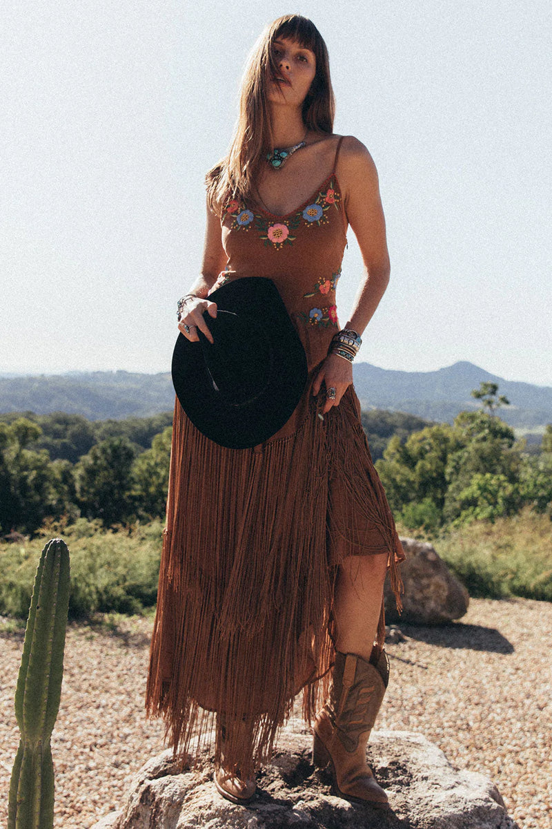 After Midnight Fringe Fiesta Dress - Chasing Unicorns