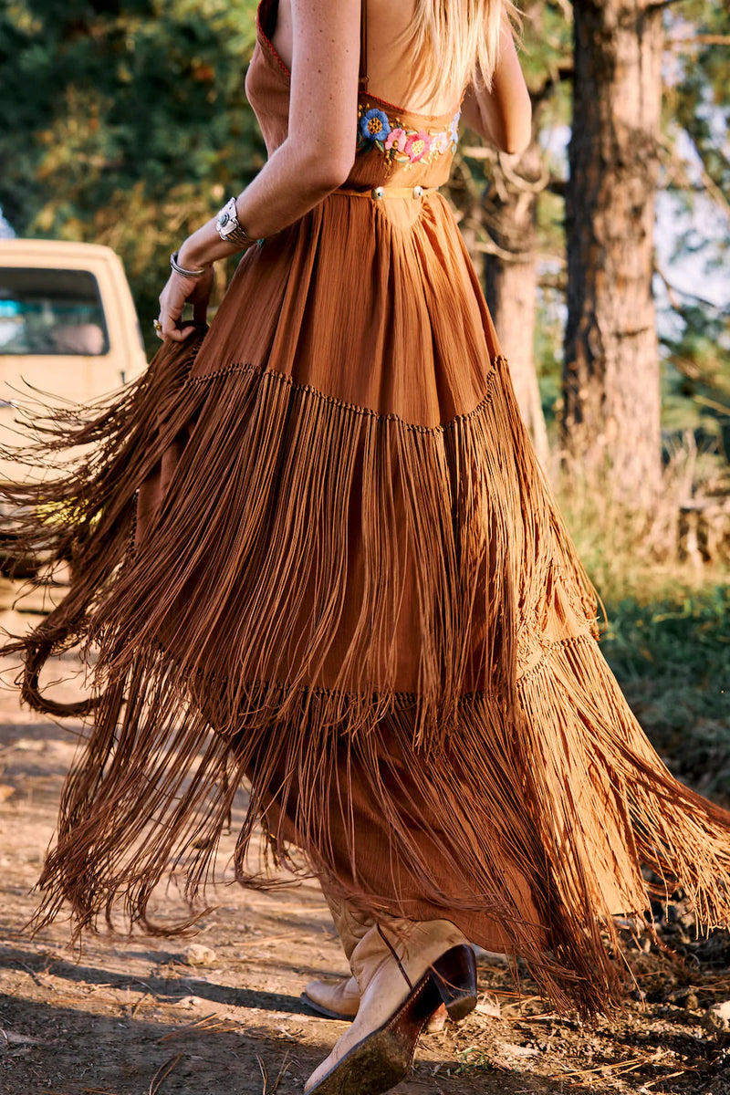 After Midnight Fringe Fiesta Dress - Chasing Unicorns