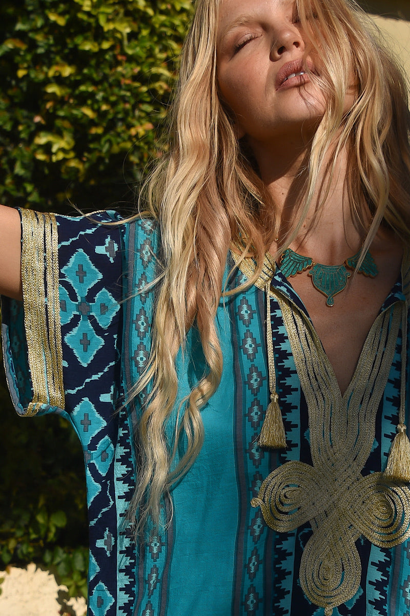 ⚡️All You Need Is Love Embroidered Tunic Dress - Chasing Unicorns