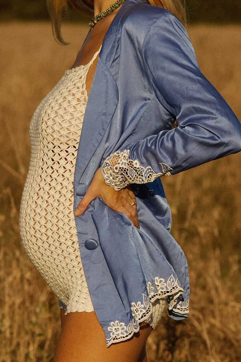 American Girl Crochet Romper - Chasing Unicorns