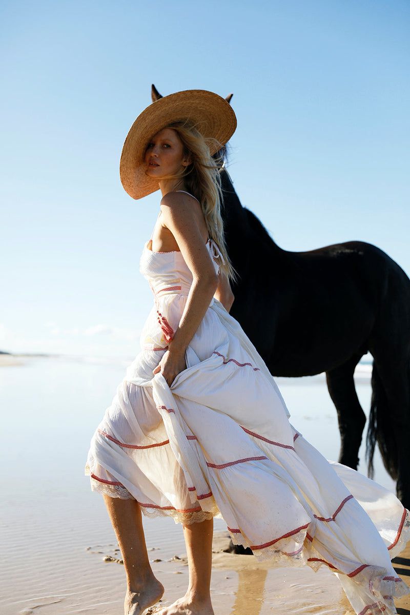 Any Way The Wind Blows Cotton Gown - Sample - Chasing Unicorns