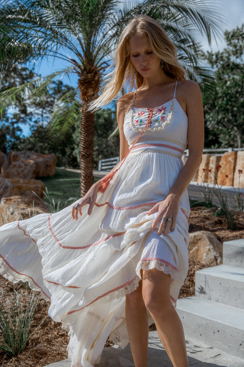 Any Way The Wind Blows Cotton Gown - Sample - Chasing Unicorns