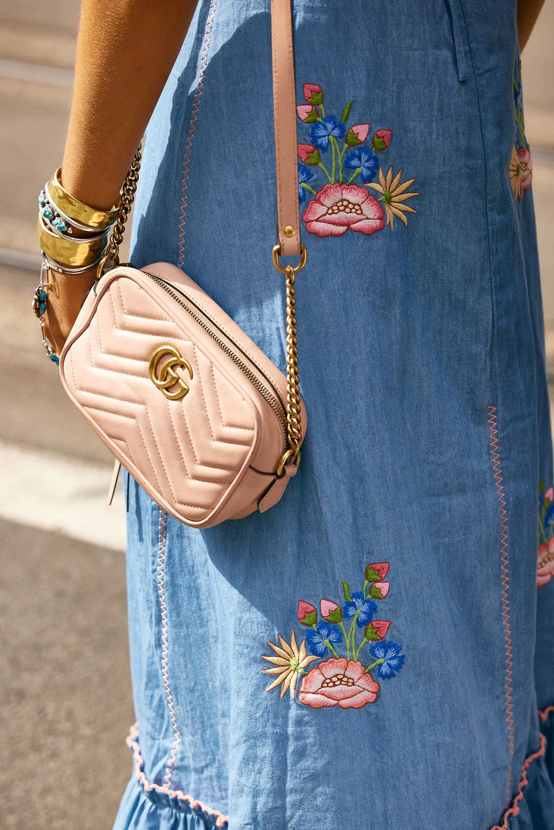 Bad Moon Rising Sundress - Folk Floral - Chasing Unicorns