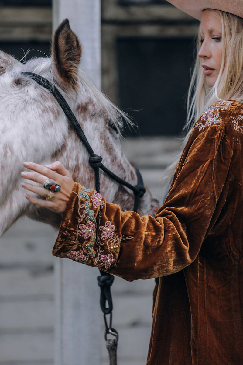 Black Magic Woman Jacket - Toffee - Chasing Unicorns