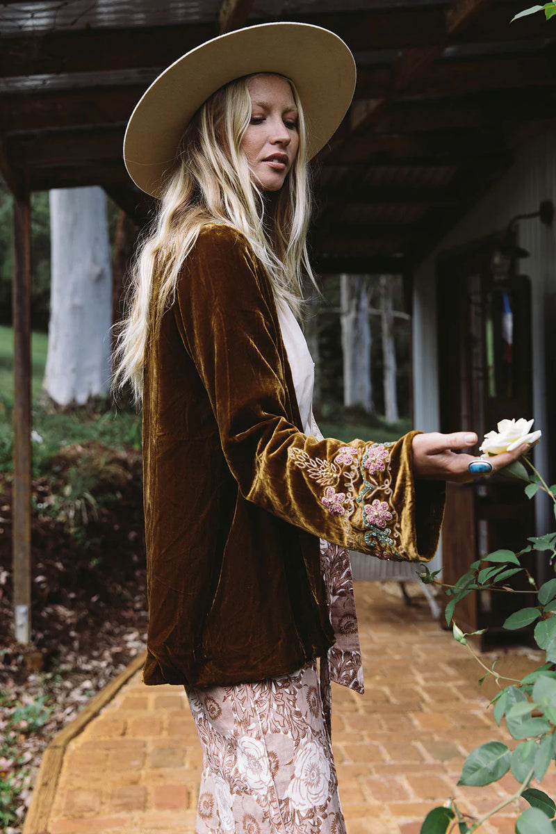 Black Magic Woman Jacket - Toffee - Chasing Unicorns