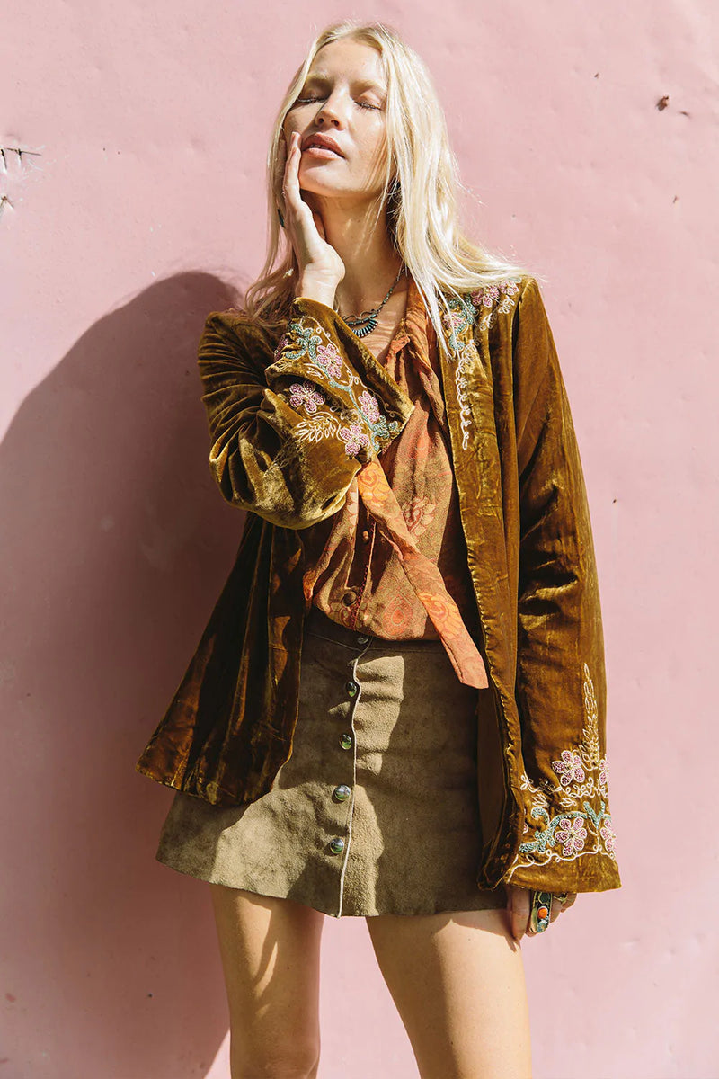 Black Magic Woman Jacket - Toffee - Chasing Unicorns