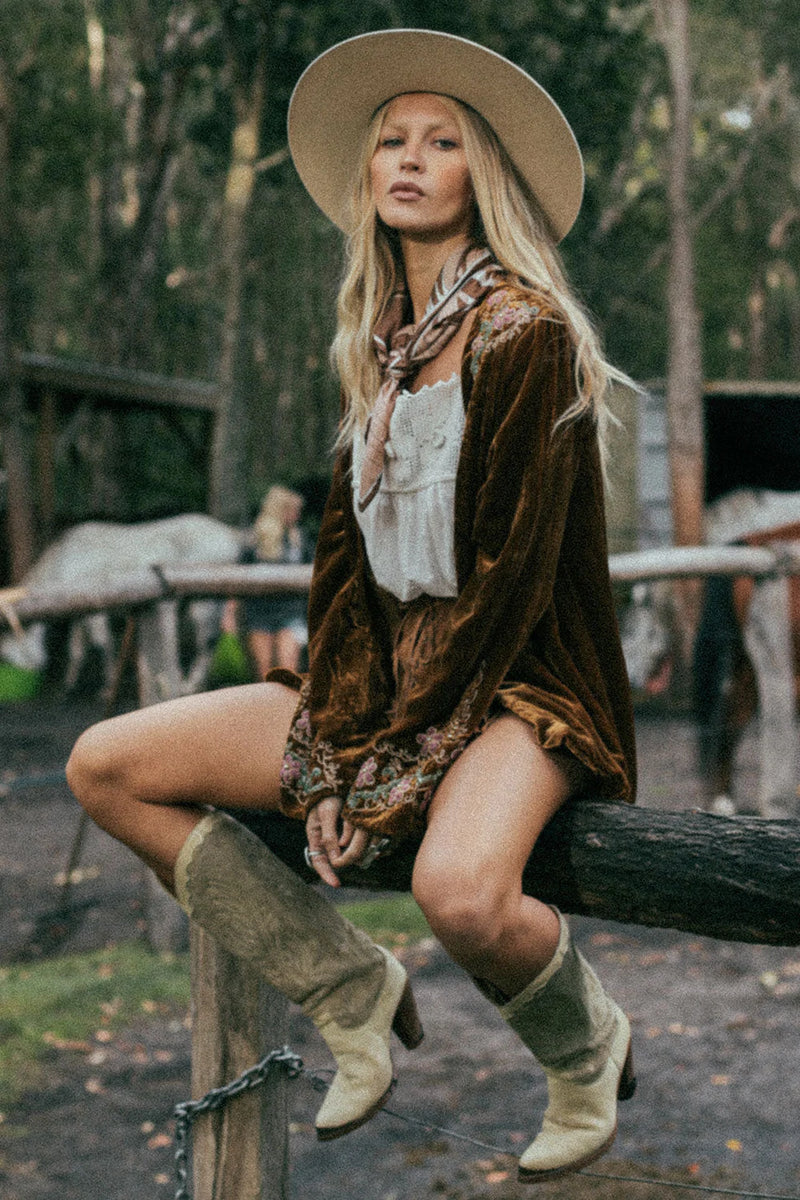 Black Magic Woman Jacket - Toffee - Chasing Unicorns