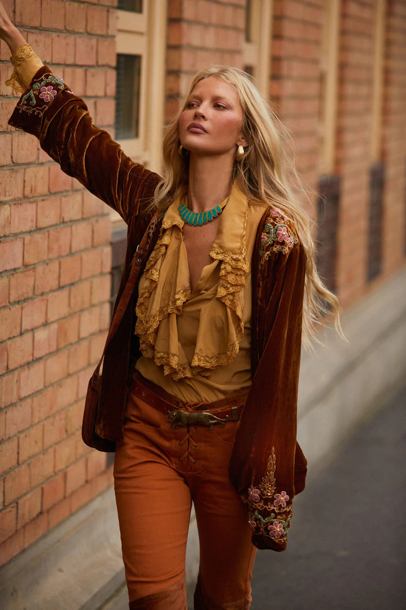 Black Magic Woman Jacket - Toffee - Chasing Unicorns