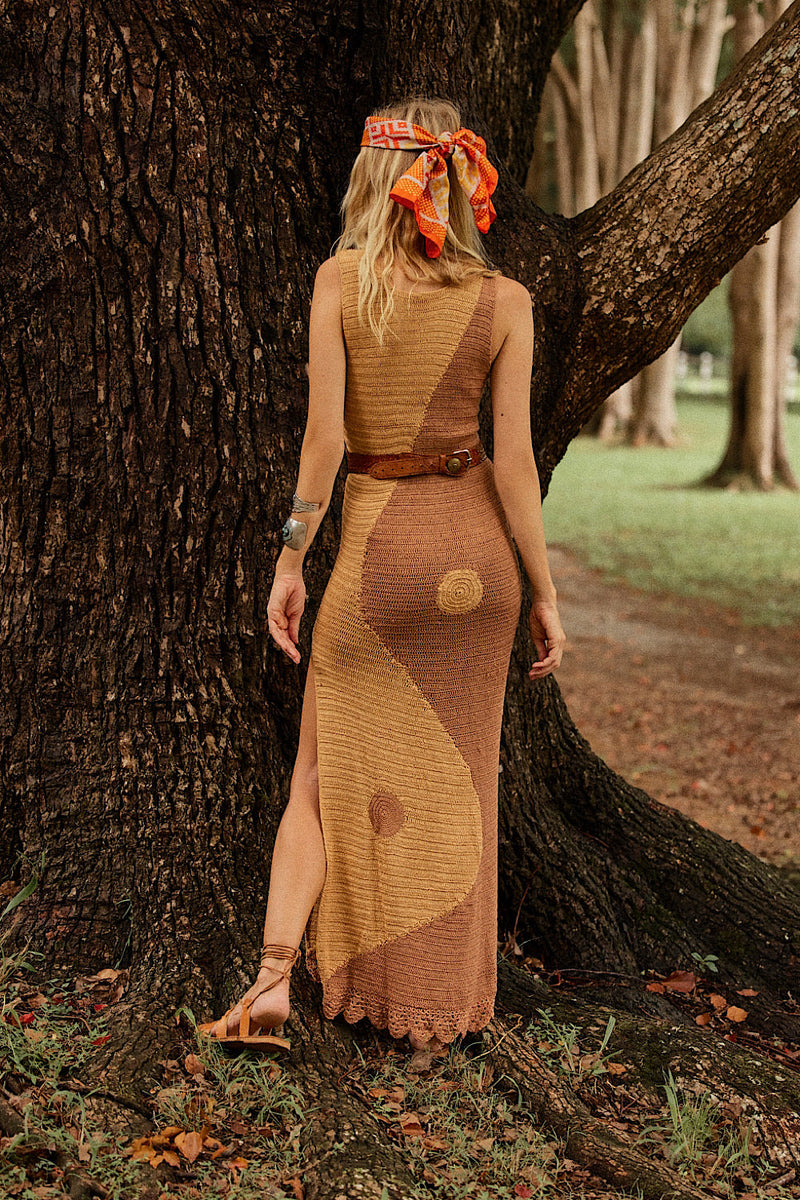 Black Summer Hand Crochet Maxi Dress - Sand - Chasing Unicorns