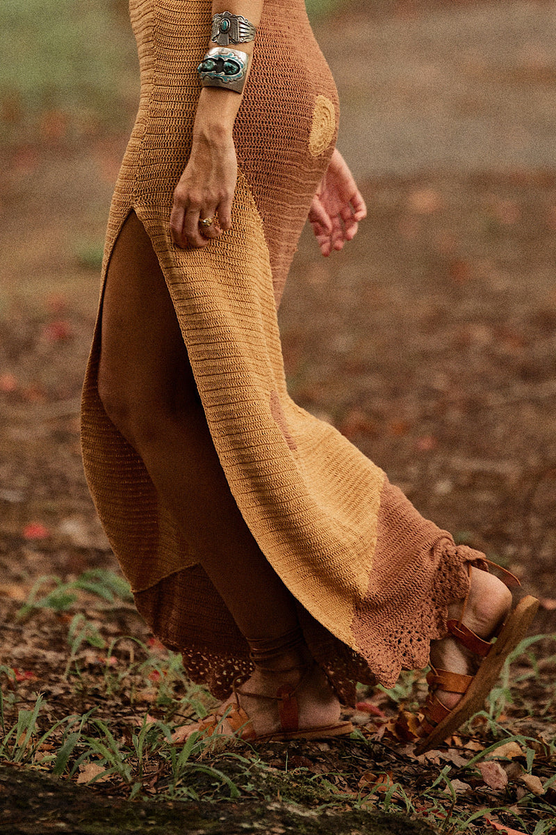 Black Summer Hand Crochet Maxi Dress - Sand - Chasing Unicorns