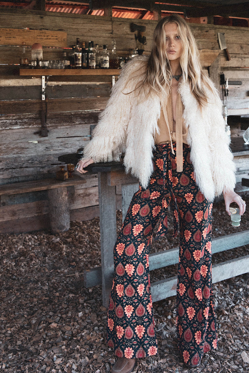 Bold As Love Linen Pants - Paisley - Chasing Unicorns