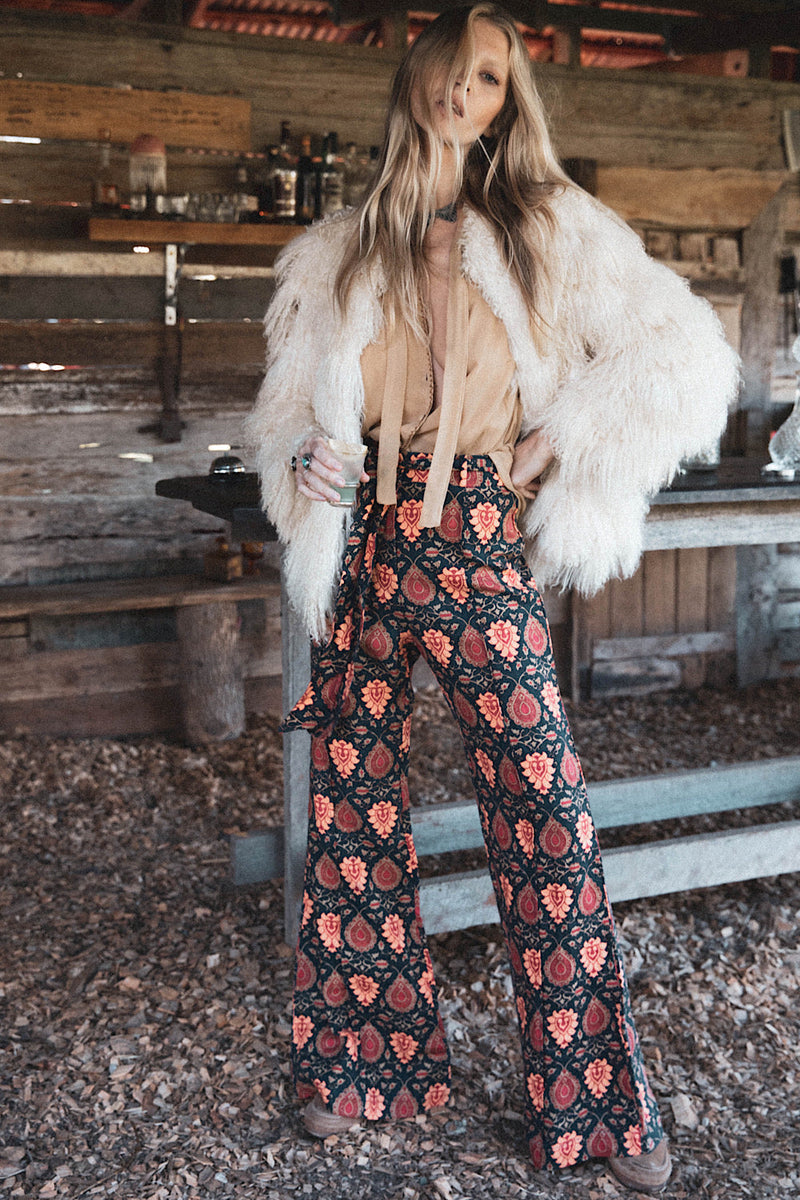 Bold As Love Linen Pants - Paisley - Chasing Unicorns