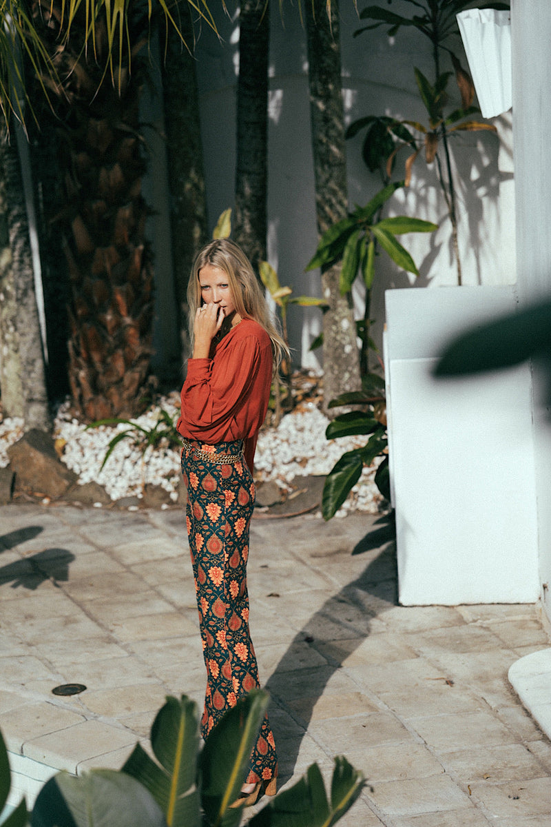 Bold As Love Linen Pants - Paisley - Chasing Unicorns