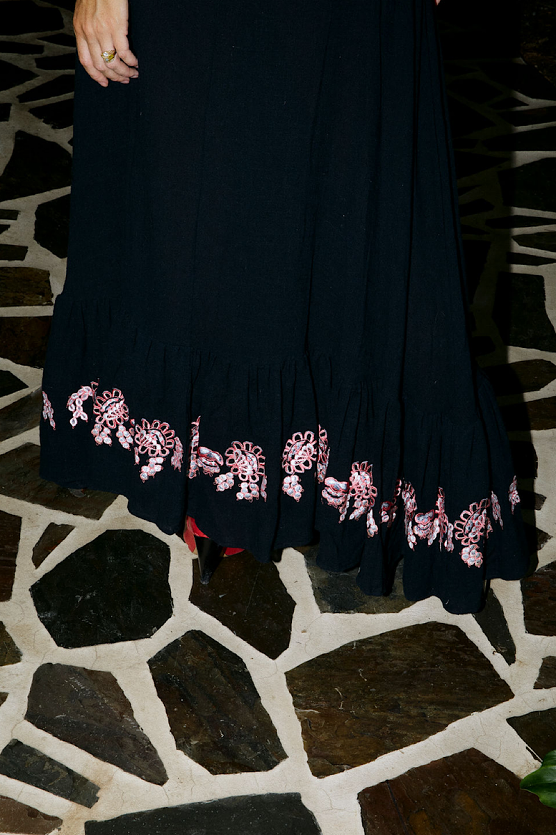 Bonita Maxi Dress - Black - Chasing Unicorns