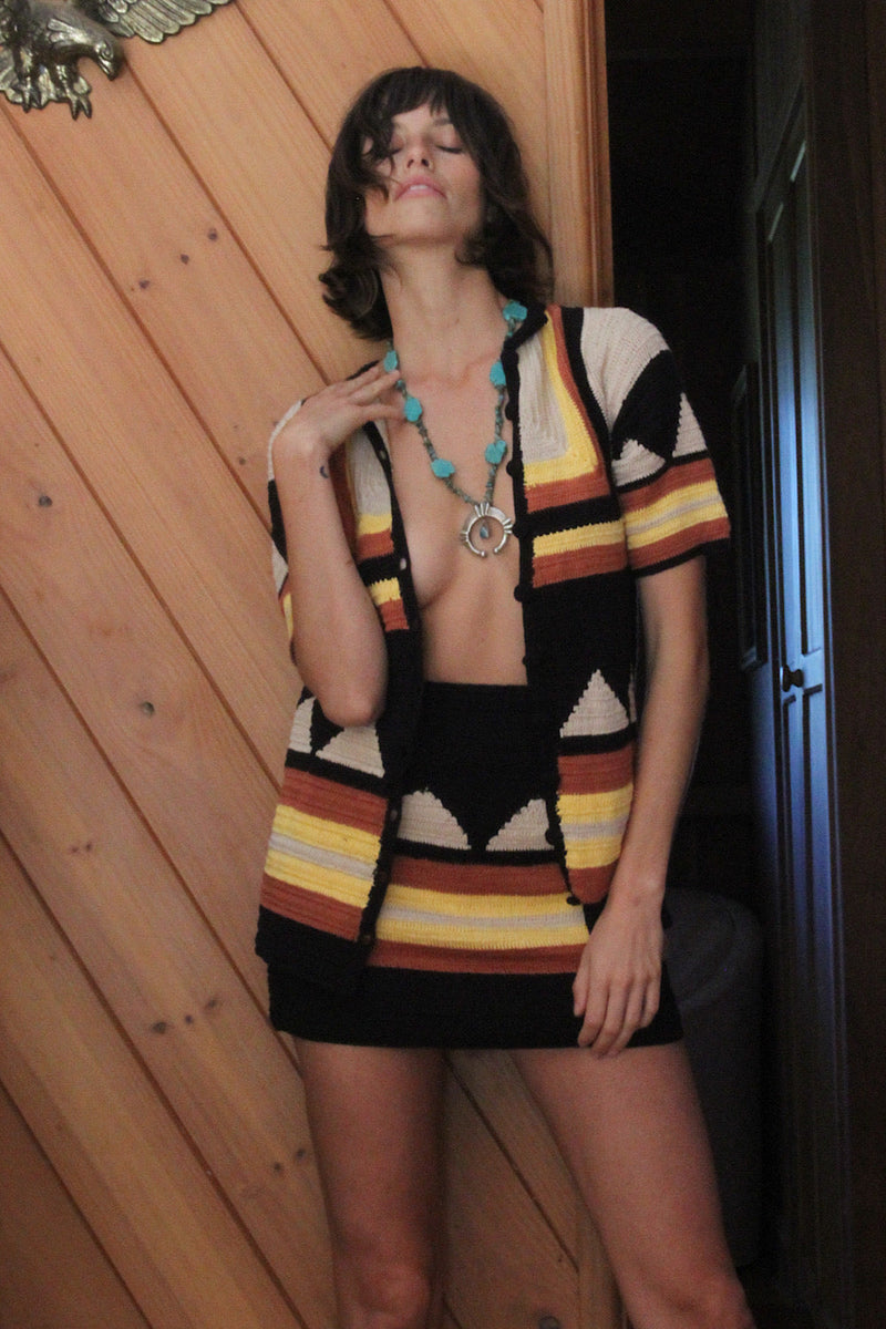 Brilliant Disguise Crochet Shirt - Chasing Unicorns