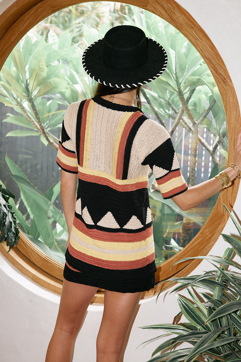 Brilliant Disguise Crochet Shirt - Chasing Unicorns