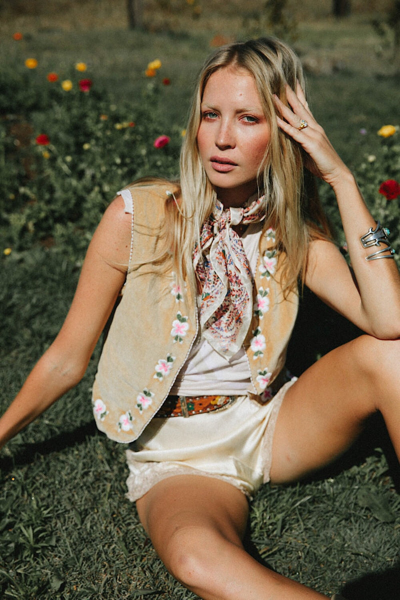 Cadillac Ranch Velvet Vest - Chasing Unicorns