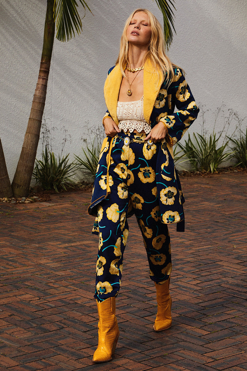 California Girls Silk Satin Pants - Chasing Unicorns