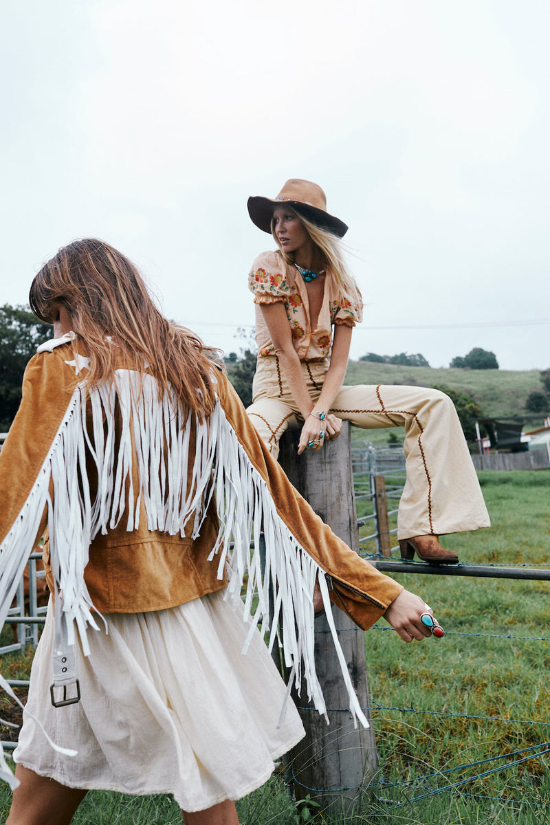 California Stars Velvet And Suede Jacket - Chasing Unicorns