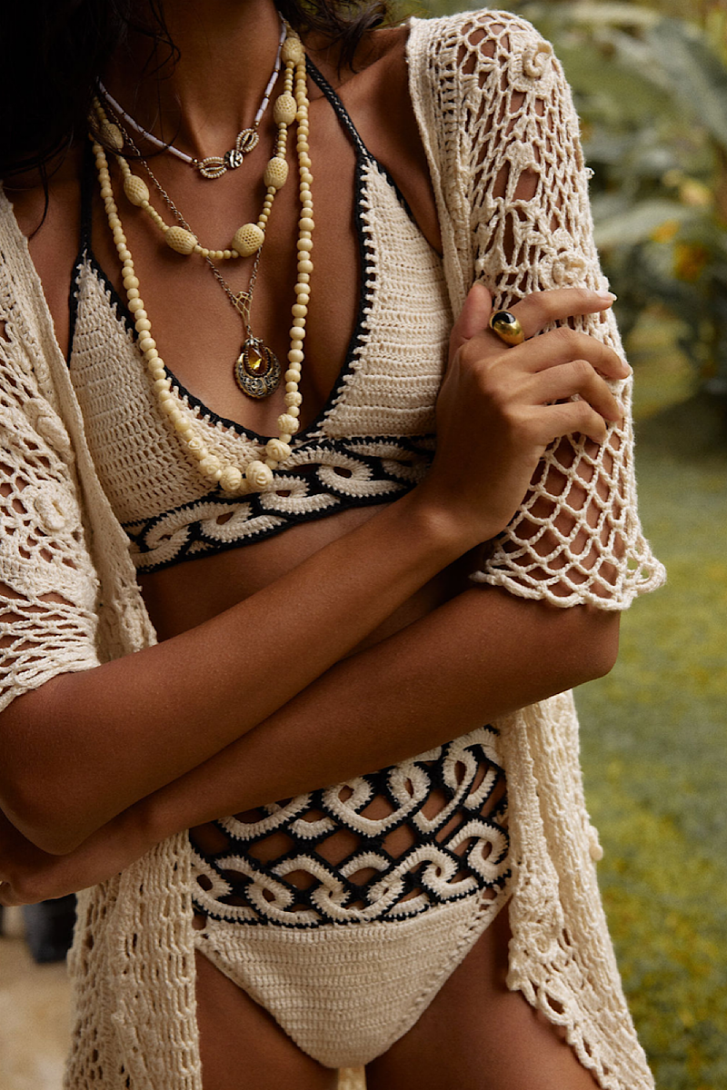 Chain Link High Waisted Bikinis - Chasing Unicorns