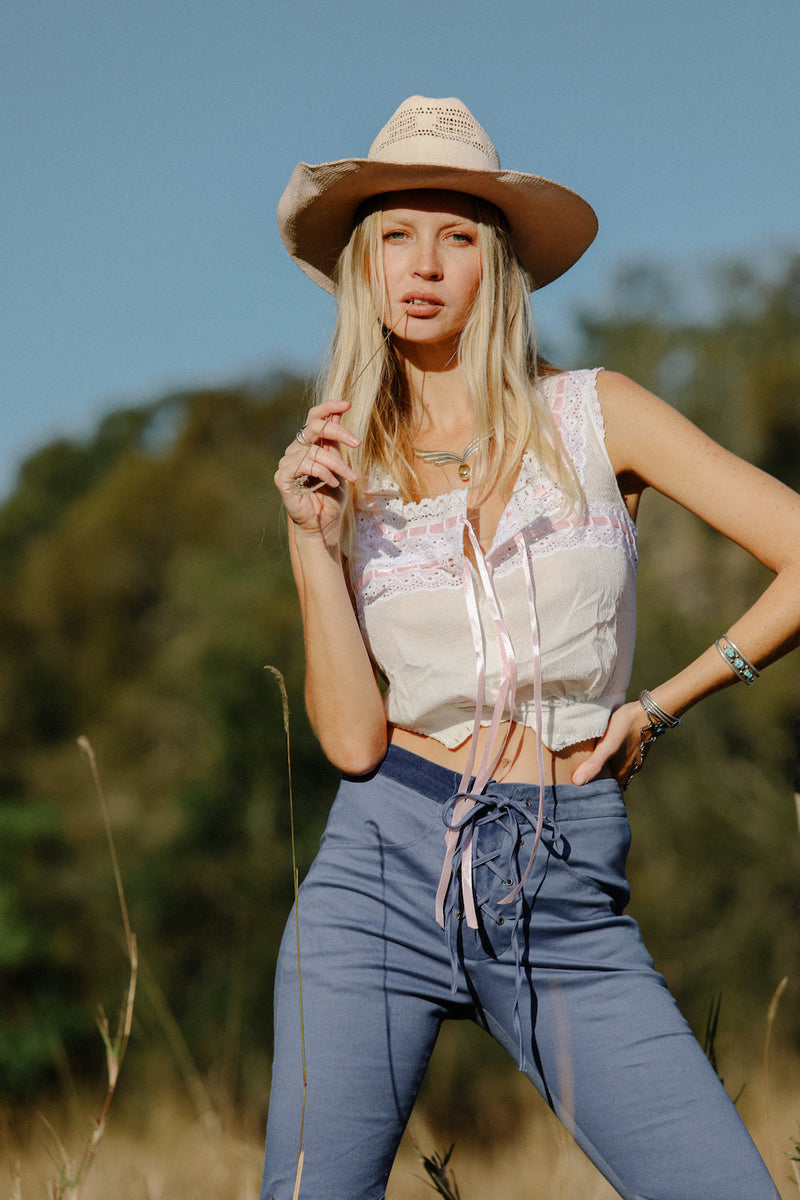 Cotton Fields Eyelet Camisole - Chasing Unicorns