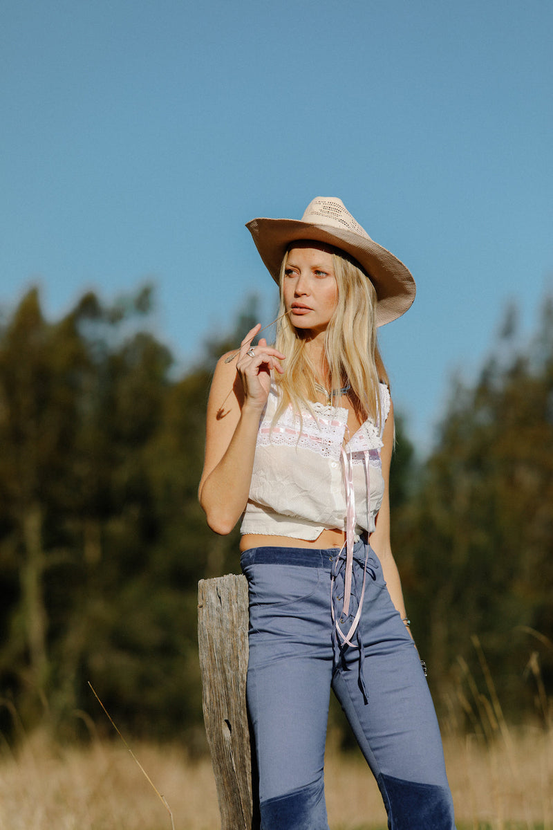 Cotton Fields Eyelet Camisole - Chasing Unicorns
