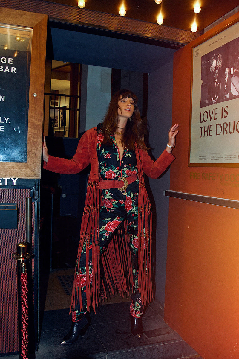 Flowers In December Linen Jumpsuit - Chasing Unicorns