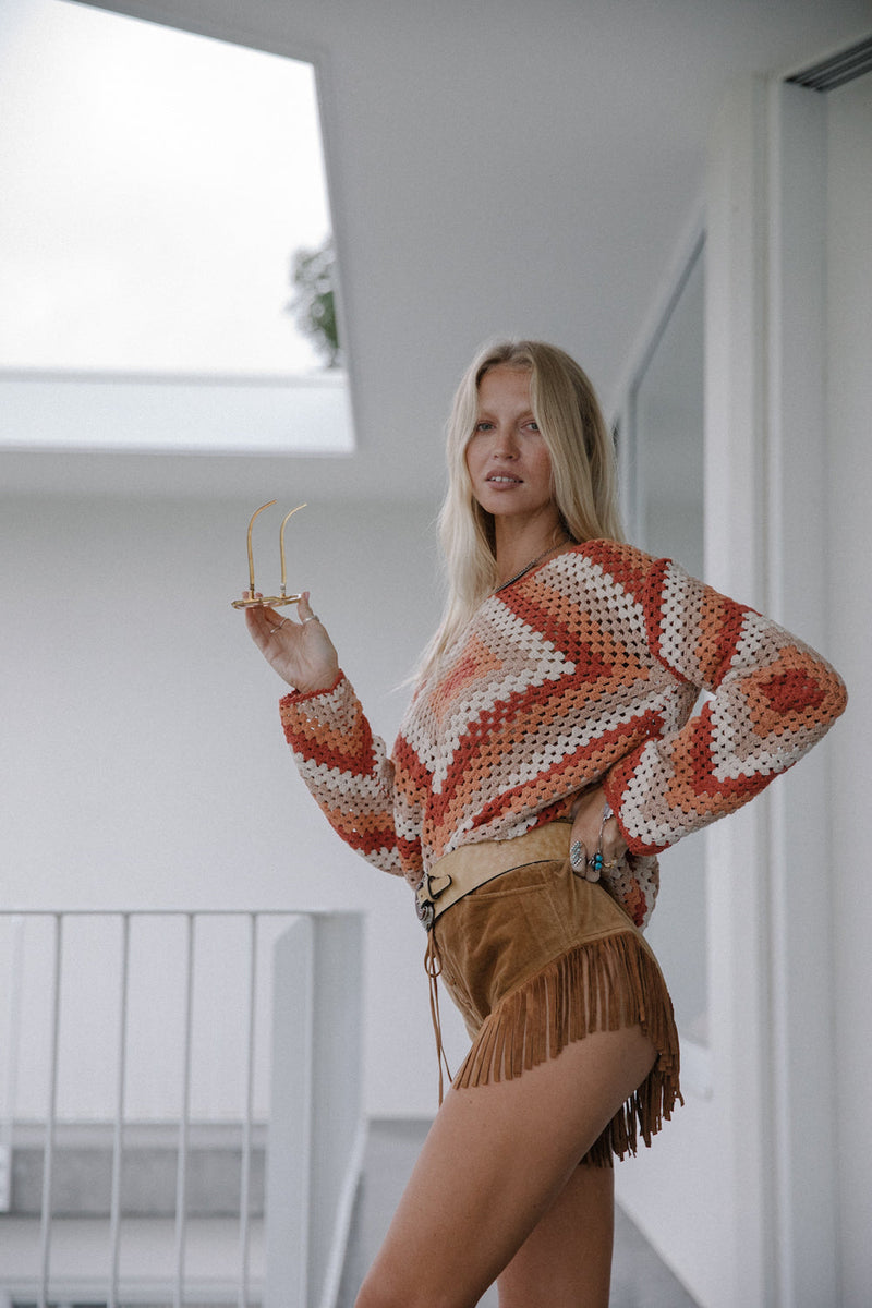 Forever Young Crochet Jumper - Chasing Unicorns