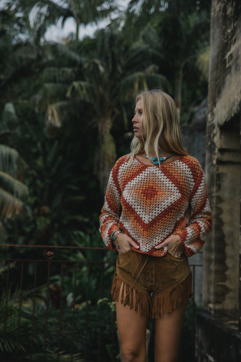 Forever Young Crochet Jumper - Chasing Unicorns
