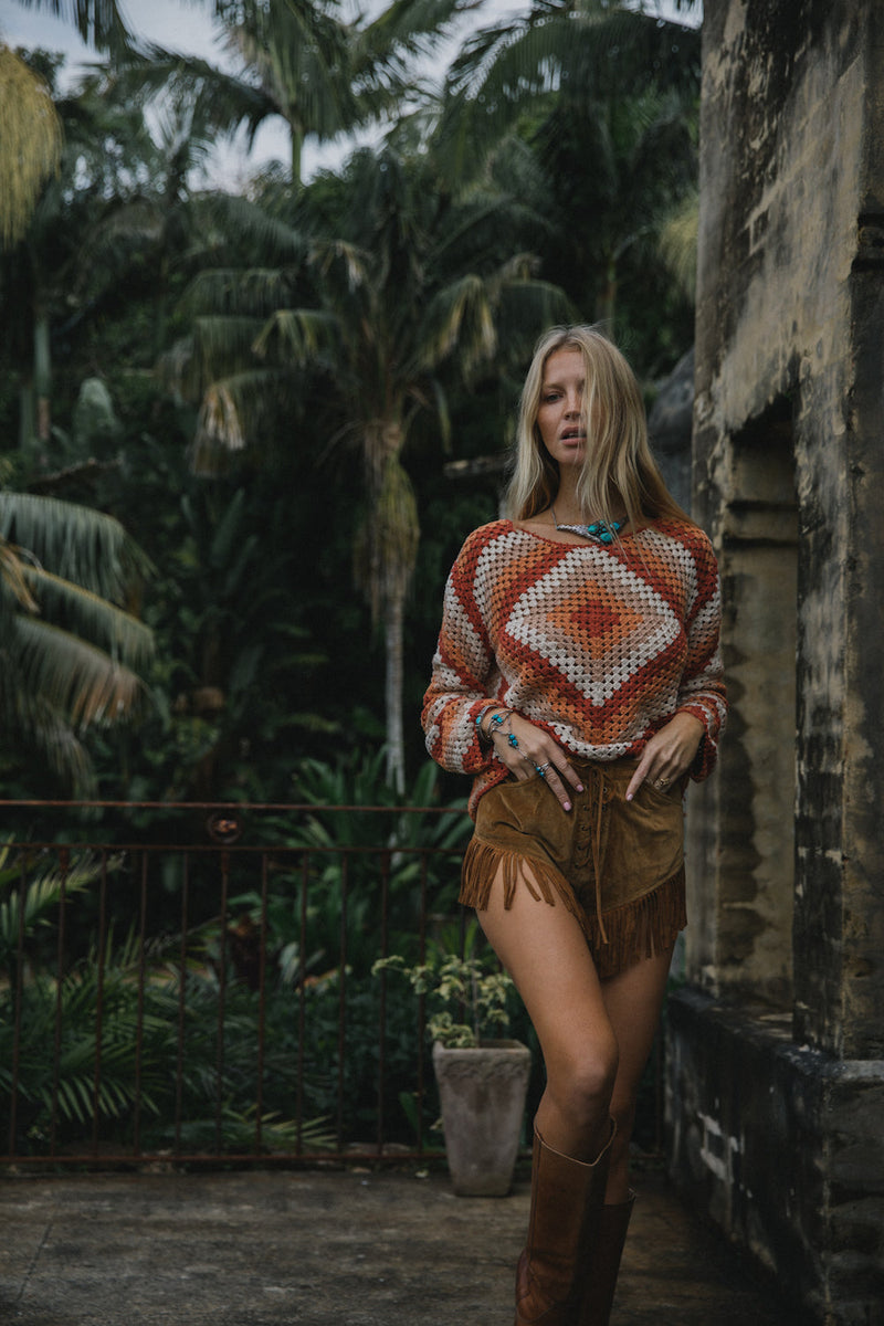 Forever Young Crochet Jumper - Chasing Unicorns