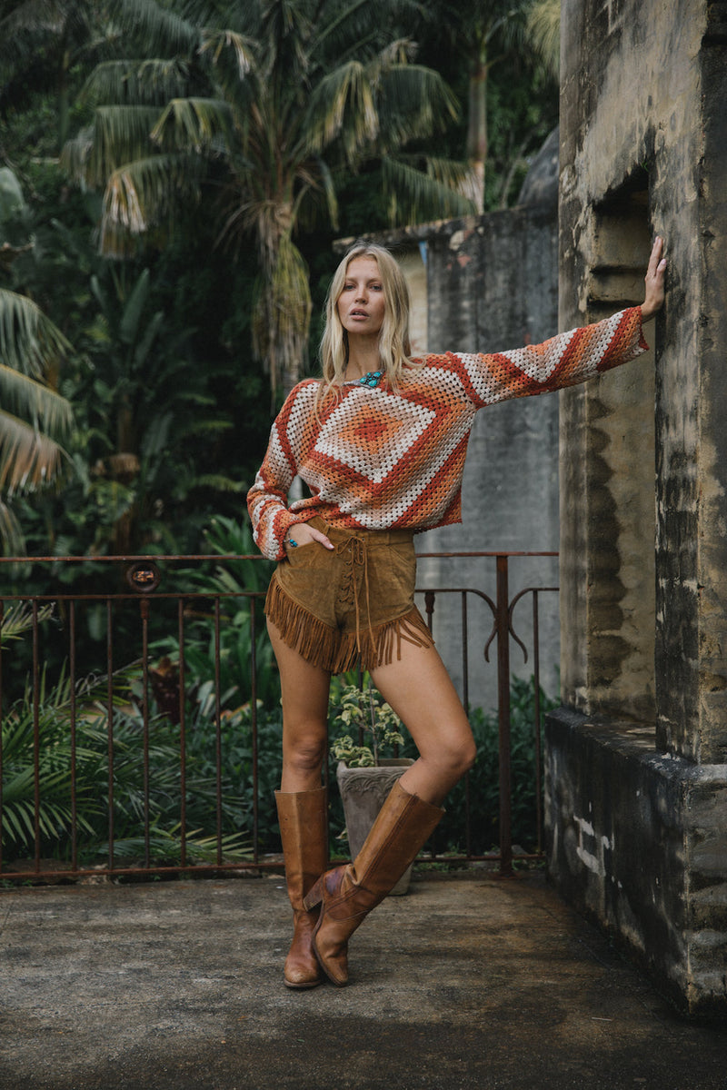 Forever Young Crochet Jumper - Chasing Unicorns