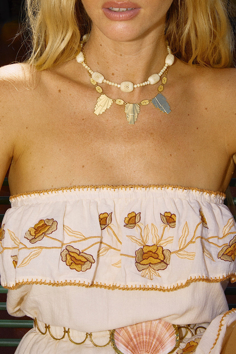 Gold Deco Necklace - Chasing Unicorns
