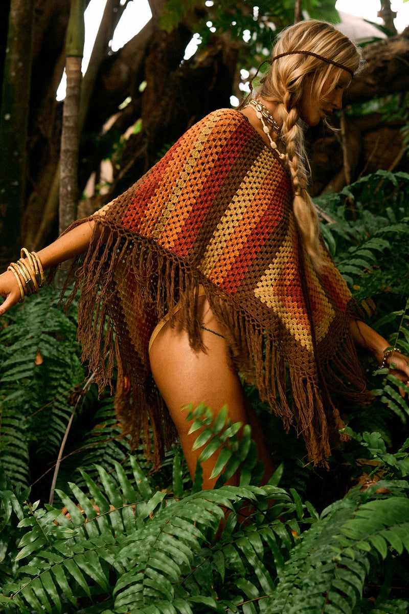 Happy Days Crochet Poncho - Chasing Unicorns