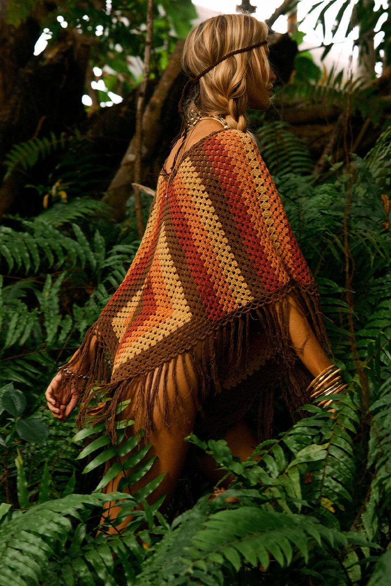 Happy Days Crochet Poncho - Chasing Unicorns