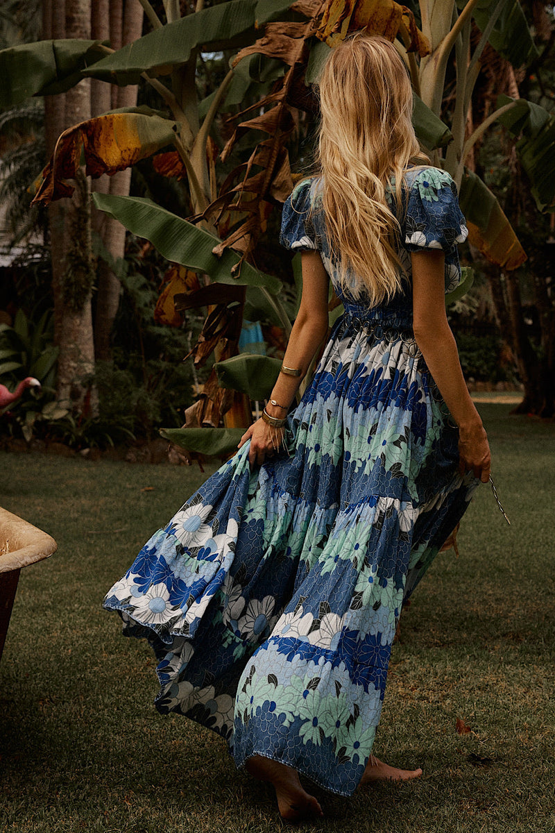 Hawaiian Haze Maxi Duster Dress - Chasing Unicorns