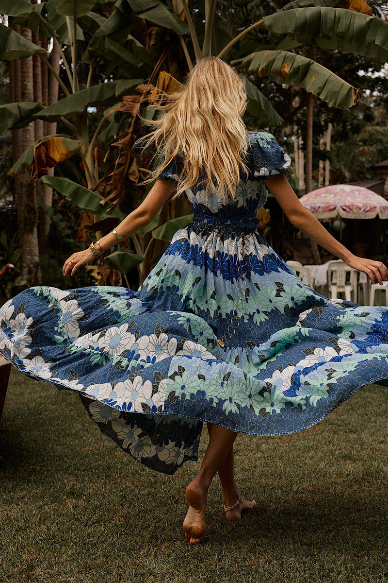 Hawaiian Haze Maxi Duster Dress - Chasing Unicorns