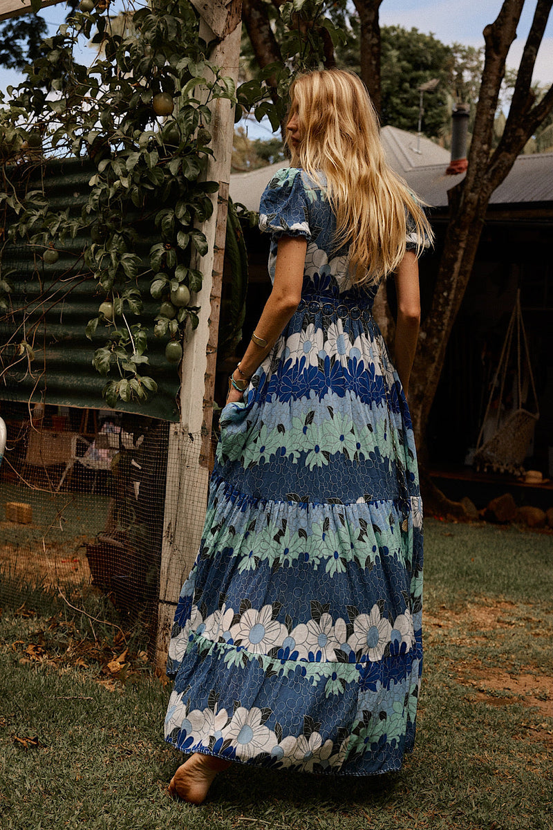 Hawaiian Haze Maxi Duster Dress - Chasing Unicorns