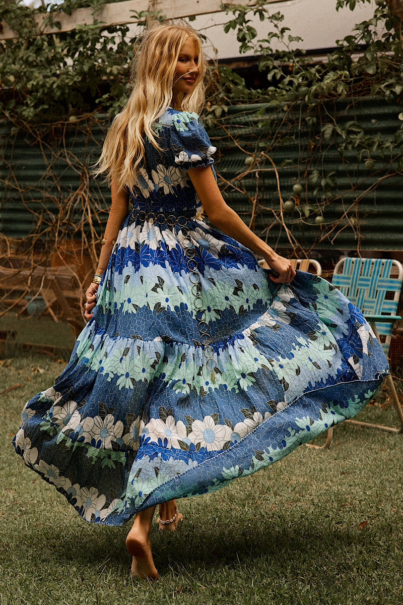 Hawaiian Haze Maxi Duster Dress - Chasing Unicorns