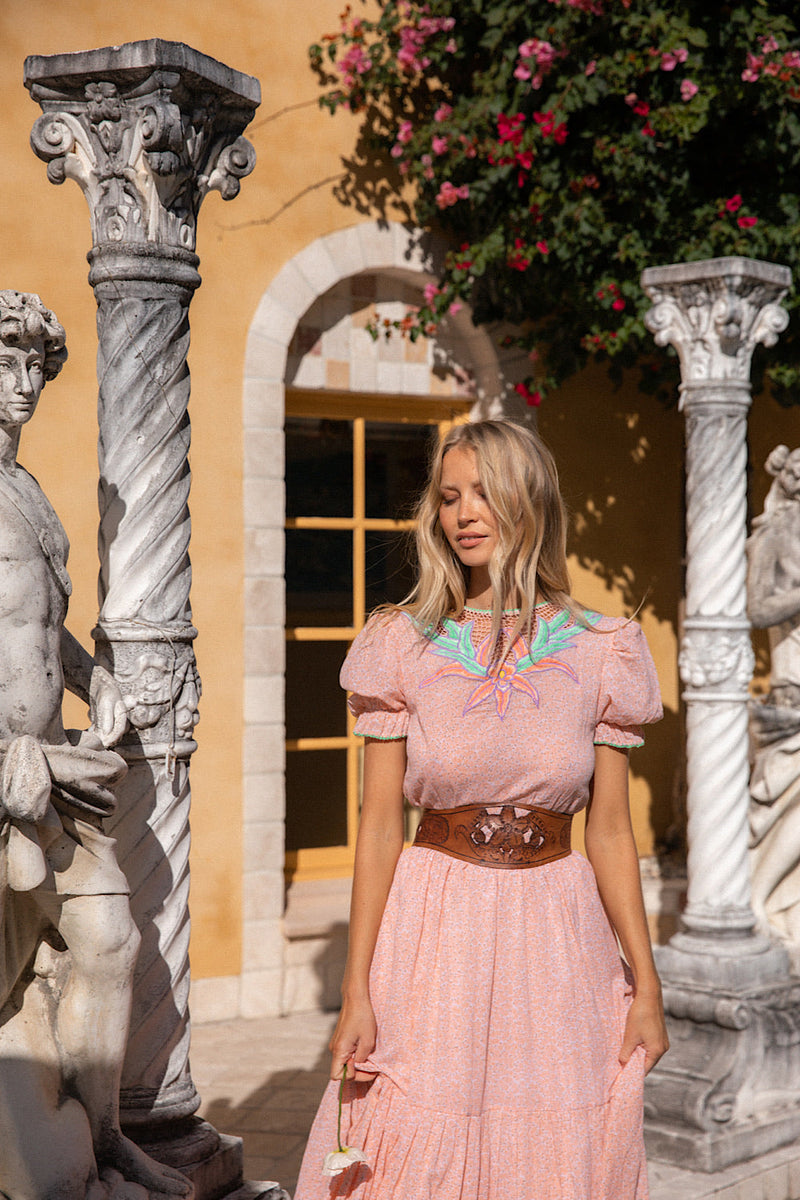 Hungry Heart Cutwork Embroidered Maxi Dress - Chasing Unicorns